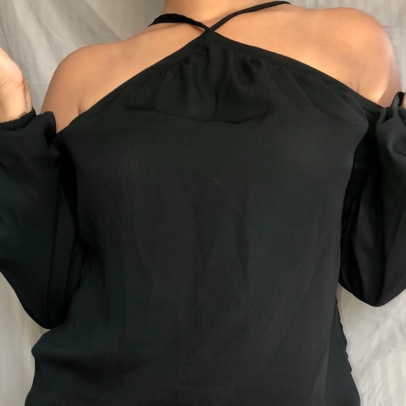 Sheer black blouse - Picture 2 of 4